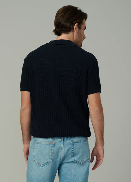 Joe's Jeans Men|Sale TEXTURED SWEATER POLO True Navy