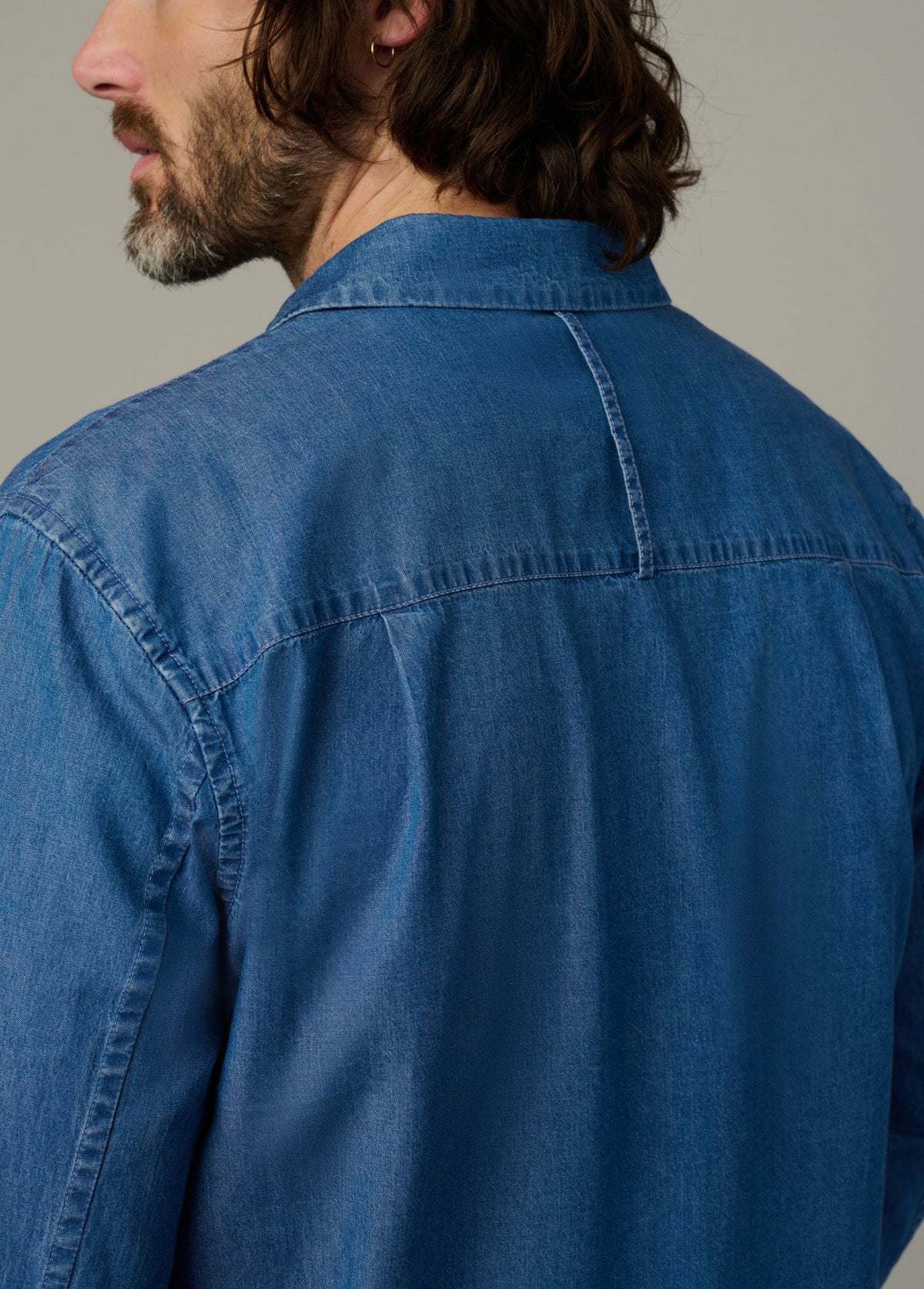 Joe's Jeans Men|Sale THE CHAMBRAY COLE SHIRT Mid Blue