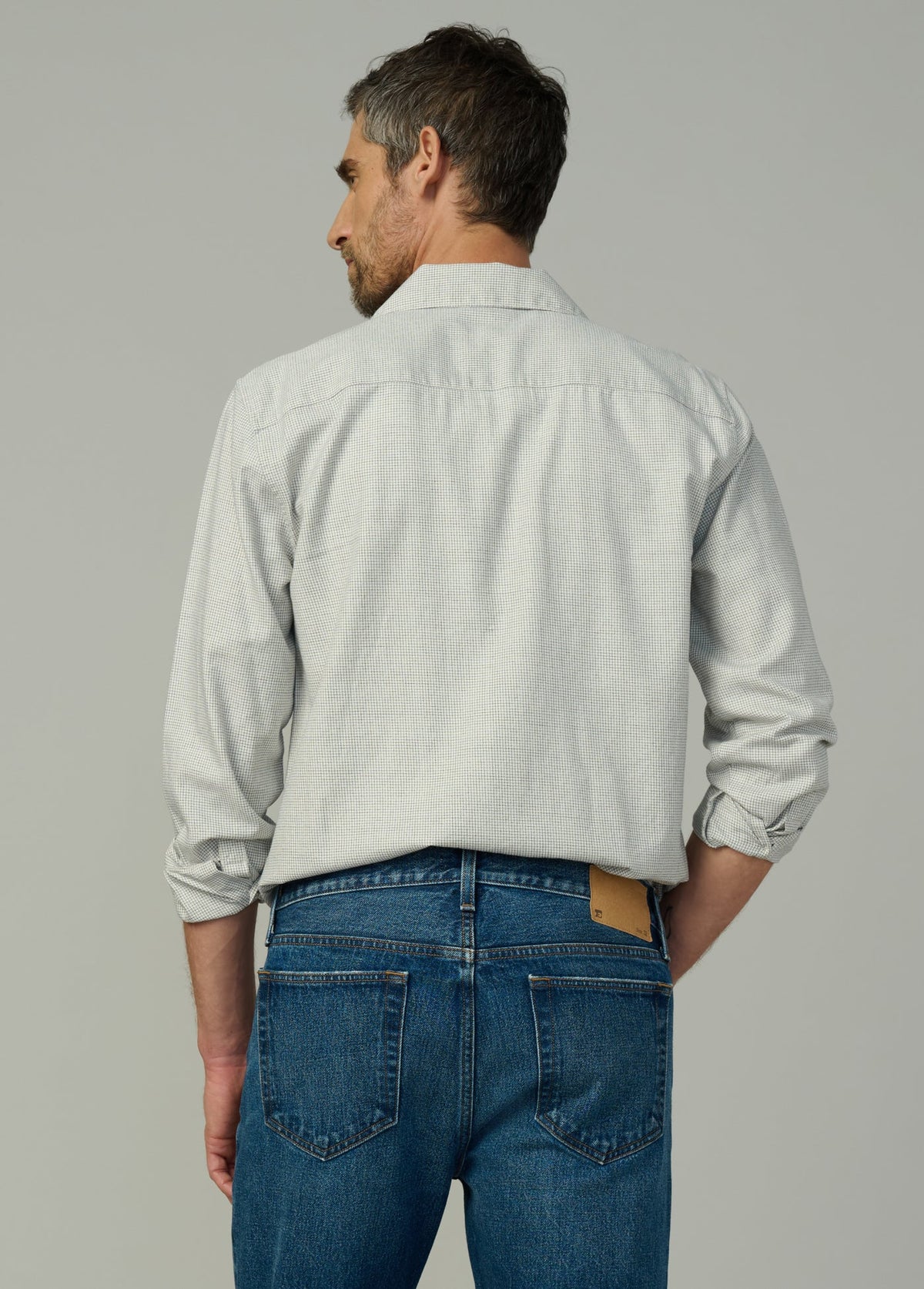 Joe's Jeans Men|Sale LONG SLEEVE CAMP WRITER'S SHIRT Navy Check