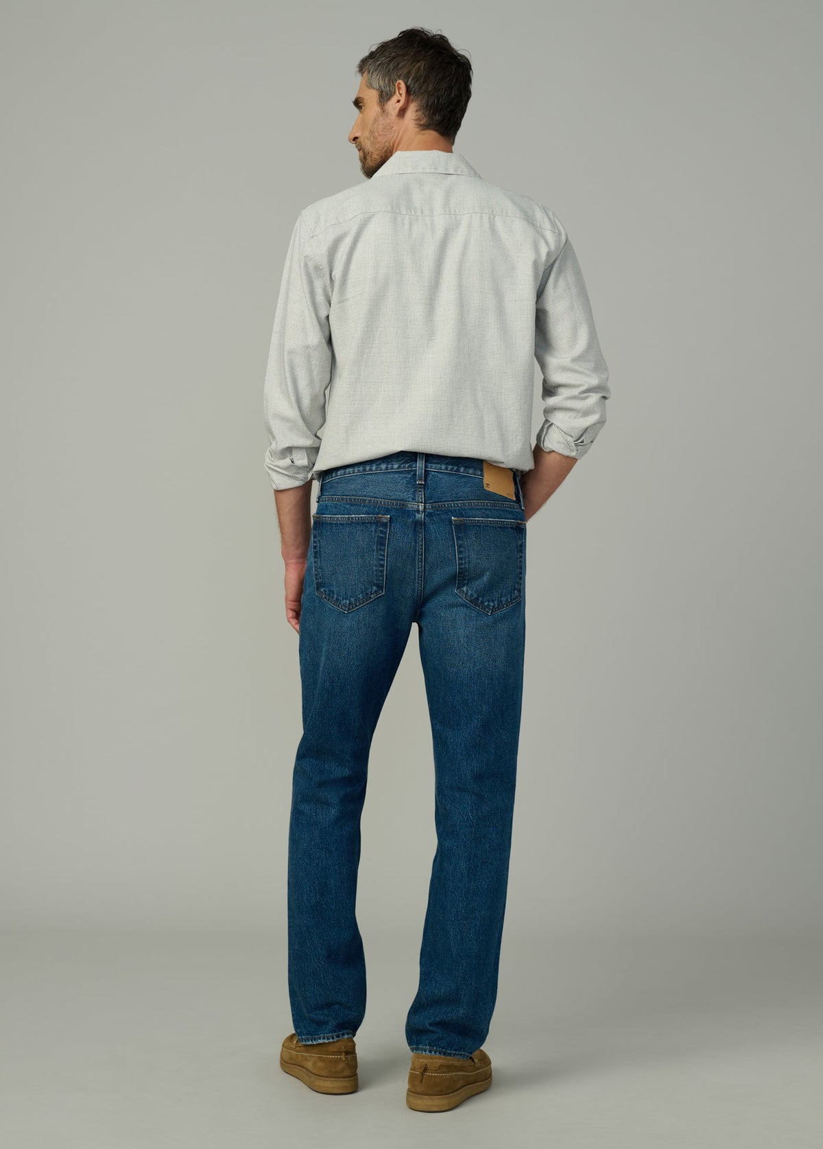 Joe's Jeans Men|Sale LONG SLEEVE CAMP WRITER'S SHIRT Navy Check