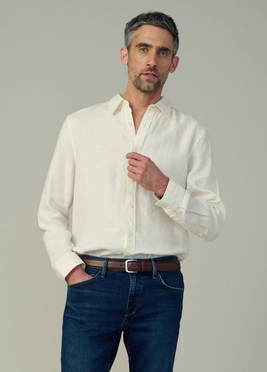 Joe's Jeans Men|Sale JAKOB LINEN SHIRT Sea Salt