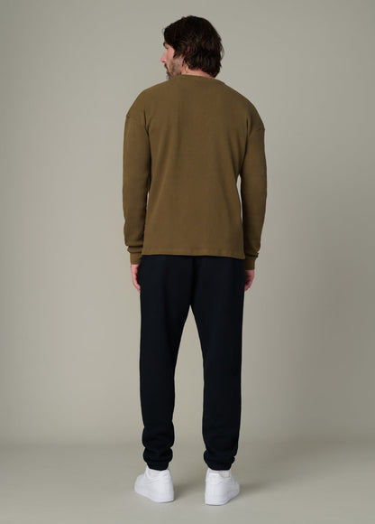 Joe's Jeans Men|Sale LONG SLEEVE WAFFLE TEE Beech