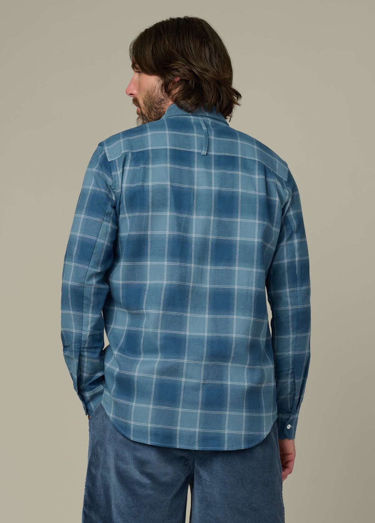 Joe's Jeans Men THE REYNOLDS PLAID SHIRT Bluefin Plaid