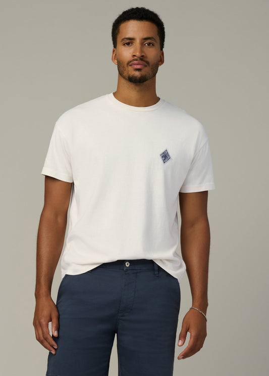 Joe's Jeans Men|Sale EMBROIDERY CHEST PATCH TEE Coconut Milk