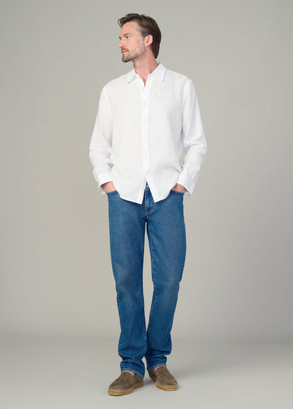 Joe's Jeans Men|Sale JAKOB LINEN SHIRT Optic White