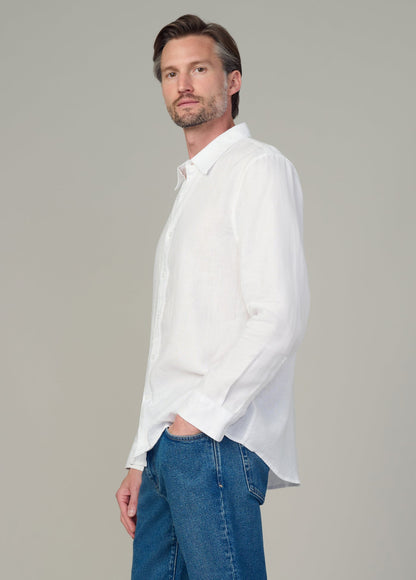 Joe's Jeans Men|Sale JAKOB LINEN SHIRT Optic White
