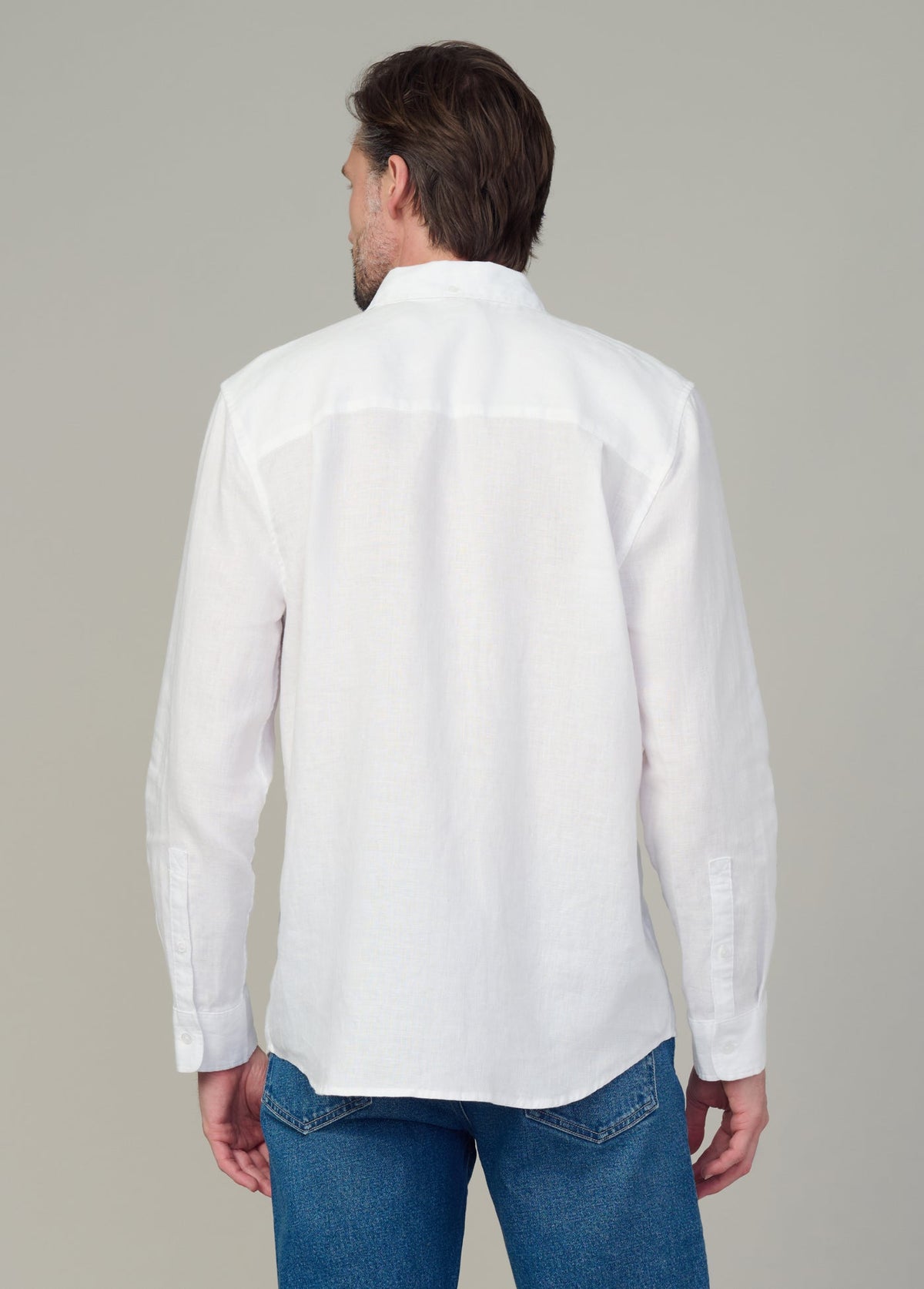 Joe's Jeans Men|Sale JAKOB LINEN SHIRT Optic White
