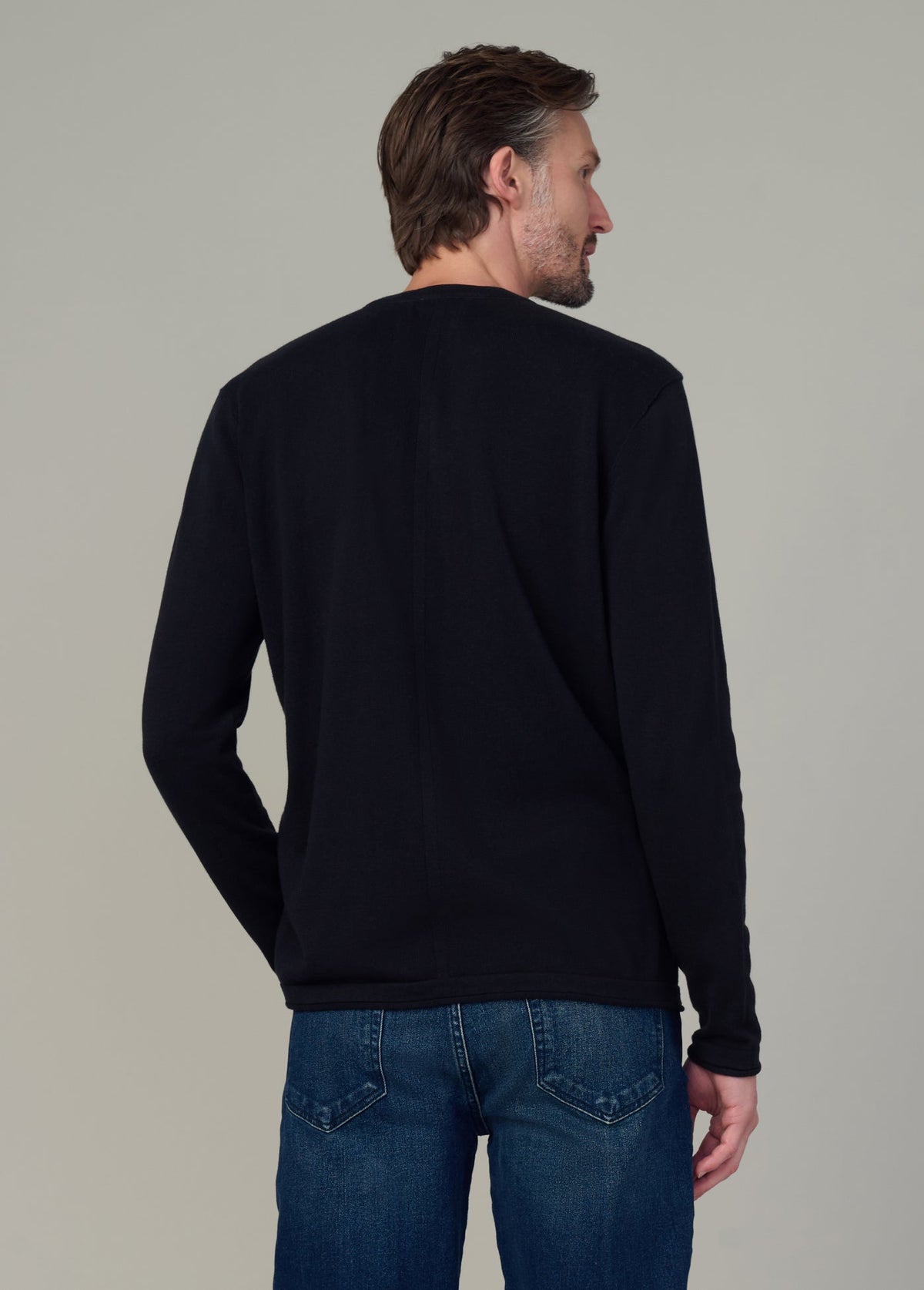 Joe's Jeans Men|Sale LONG SLEEVE CREWNECK SWEATER Black