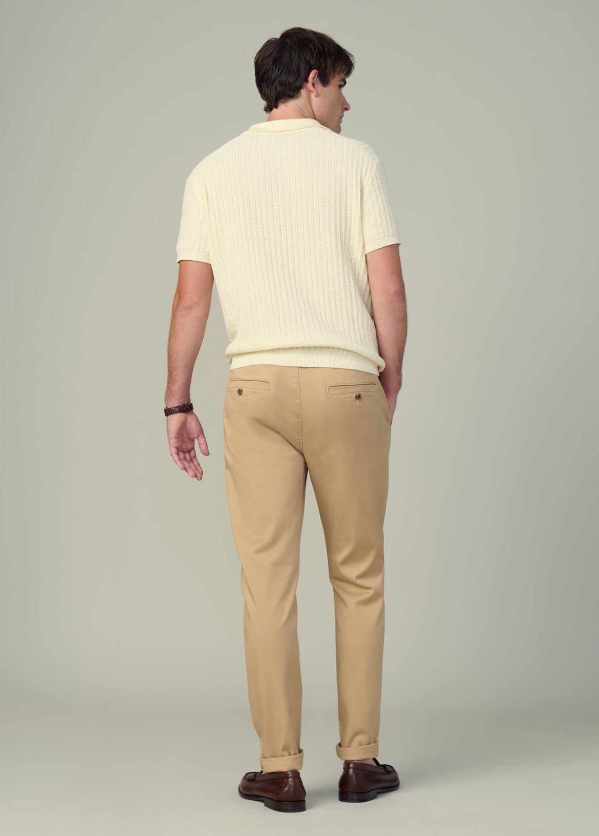 Joe's Jeans Men|Sale TEXTURED SWEATER POLO Sea Salt