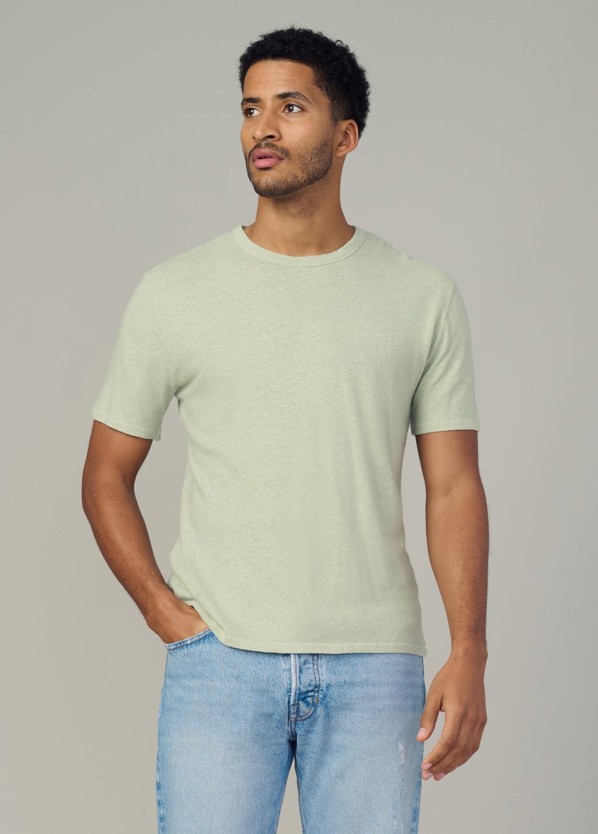 Joe's Jeans Men|Sale BESPOKE LINEN TEE Sage