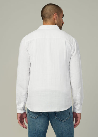 Joe's Jeans Men|Sale CEDRIC DOUBLE WEAVE SHIRT Optic White