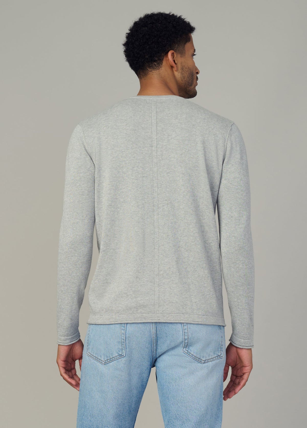 Joe's Jeans Men|Sale LONG SLEEVE CREWNECK SWEATER Heather Grey