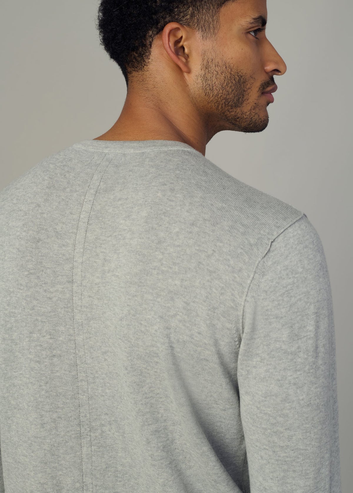 Joe's Jeans Men|Sale LONG SLEEVE CREWNECK SWEATER Heather Grey