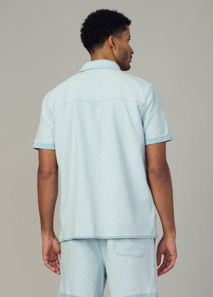 Joe's Jeans Men|Sale REVERSE CHAMBRAY CAMP SHIRT Summer Fade