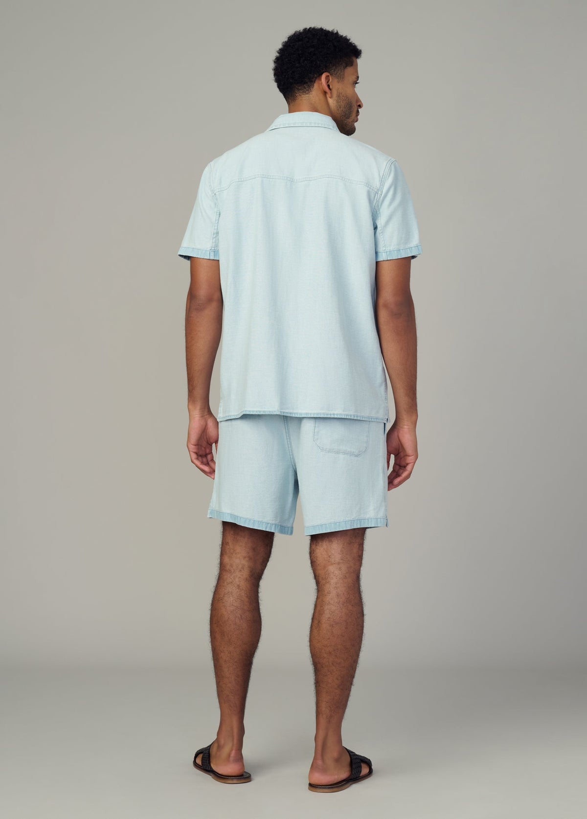 Joe's Jeans Men|Sale REVERSE CHAMBRAY CAMP SHIRT Summer Fade