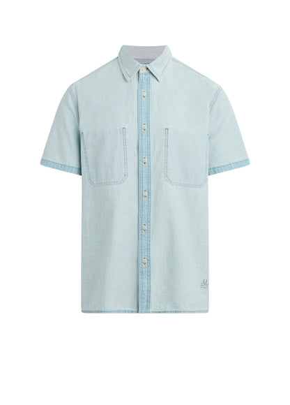 Joe's Jeans Men|Sale REVERSE CHAMBRAY CAMP SHIRT Summer Fade