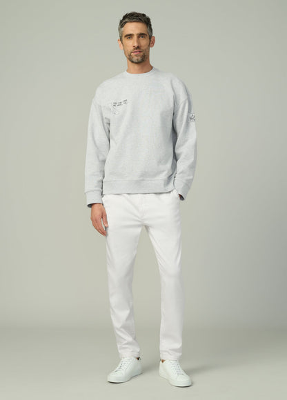 Joe's Jeans Men|Sale RELAXED CREWNECK SWEATSHIRT Light Heather Grey