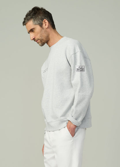 Joe's Jeans Men|Sale RELAXED CREWNECK SWEATSHIRT Light Heather Grey