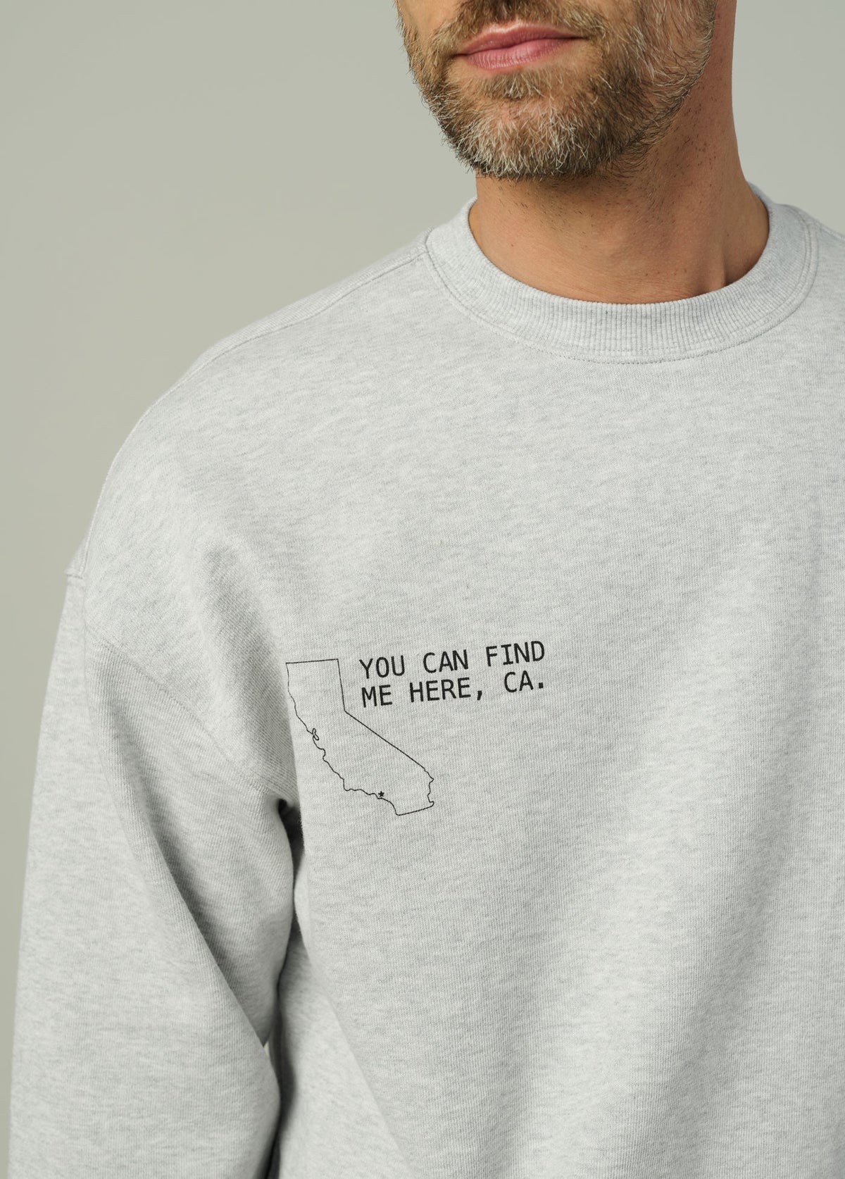 Joe's Jeans Men|Sale RELAXED CREWNECK SWEATSHIRT Light Heather Grey