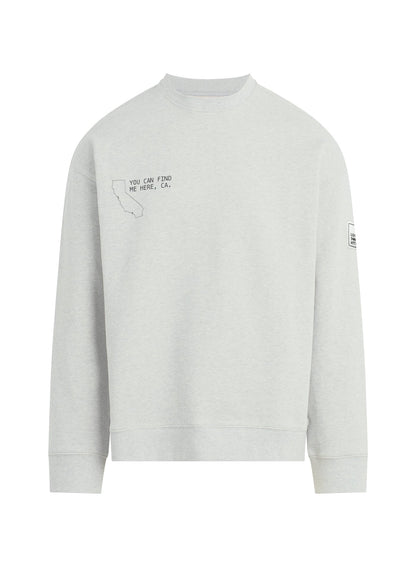 Joe's Jeans Men|Sale RELAXED CREWNECK SWEATSHIRT Light Heather Grey