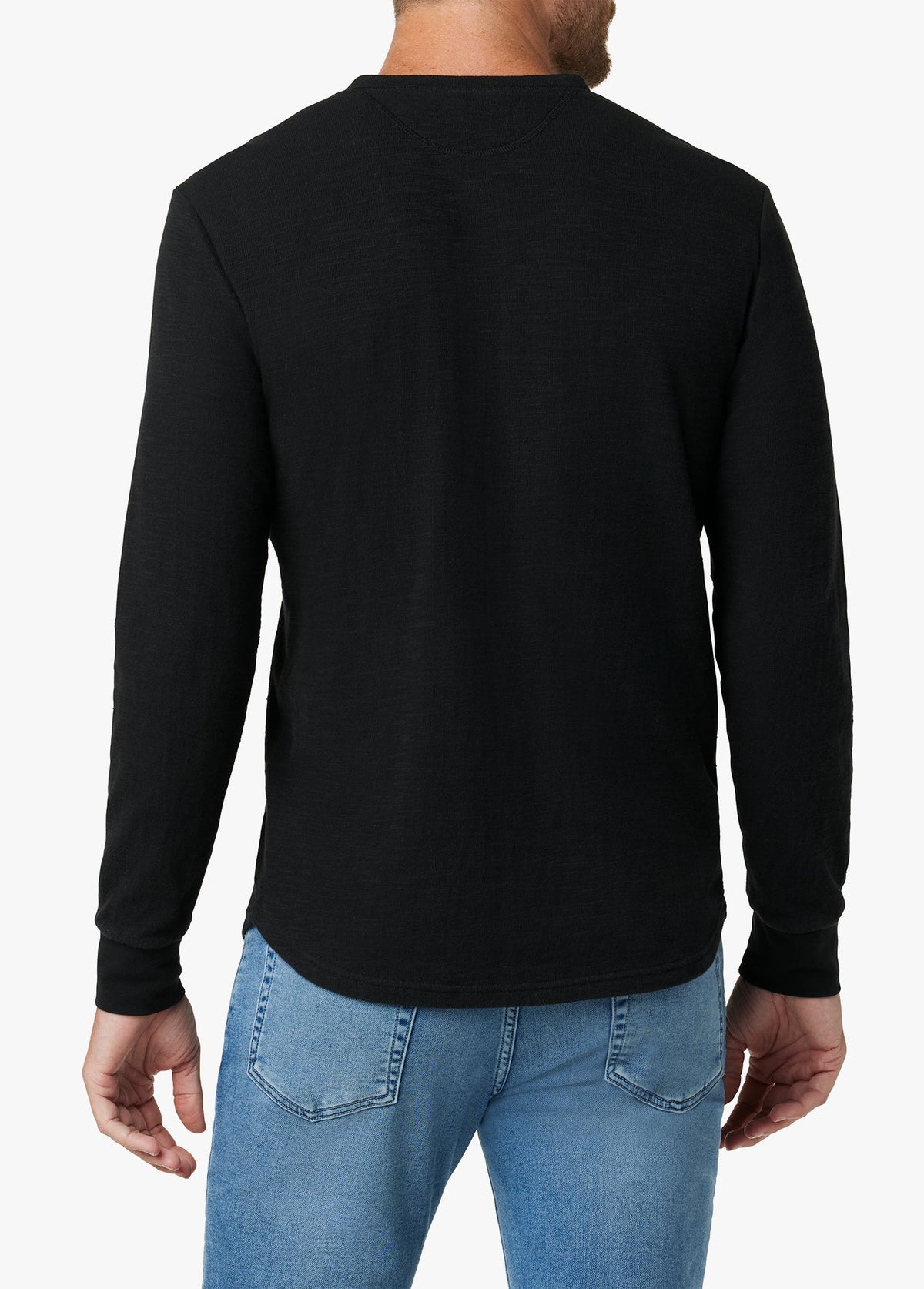 Joe's Jeans Men|Sale DWIGHT DOUBLE FACE HENLEY Black