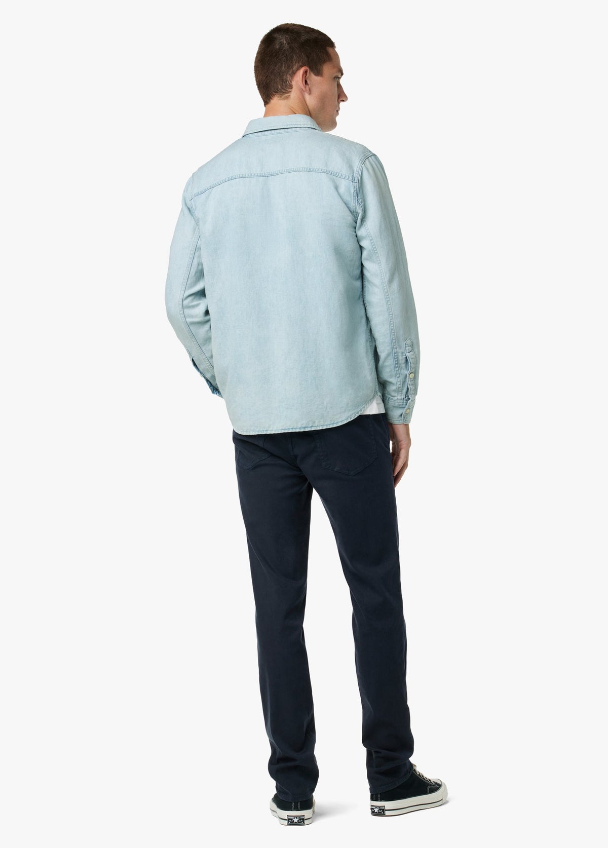 Joe's Jeans Men|Sale LOU INDIGO LINEN SHIRT Spring Sky