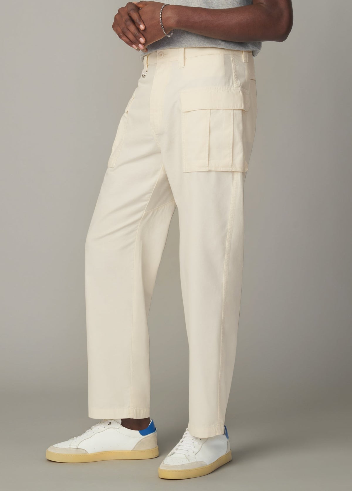 Joe's Jeans Men FATIGUE CARGO PANTS Egret