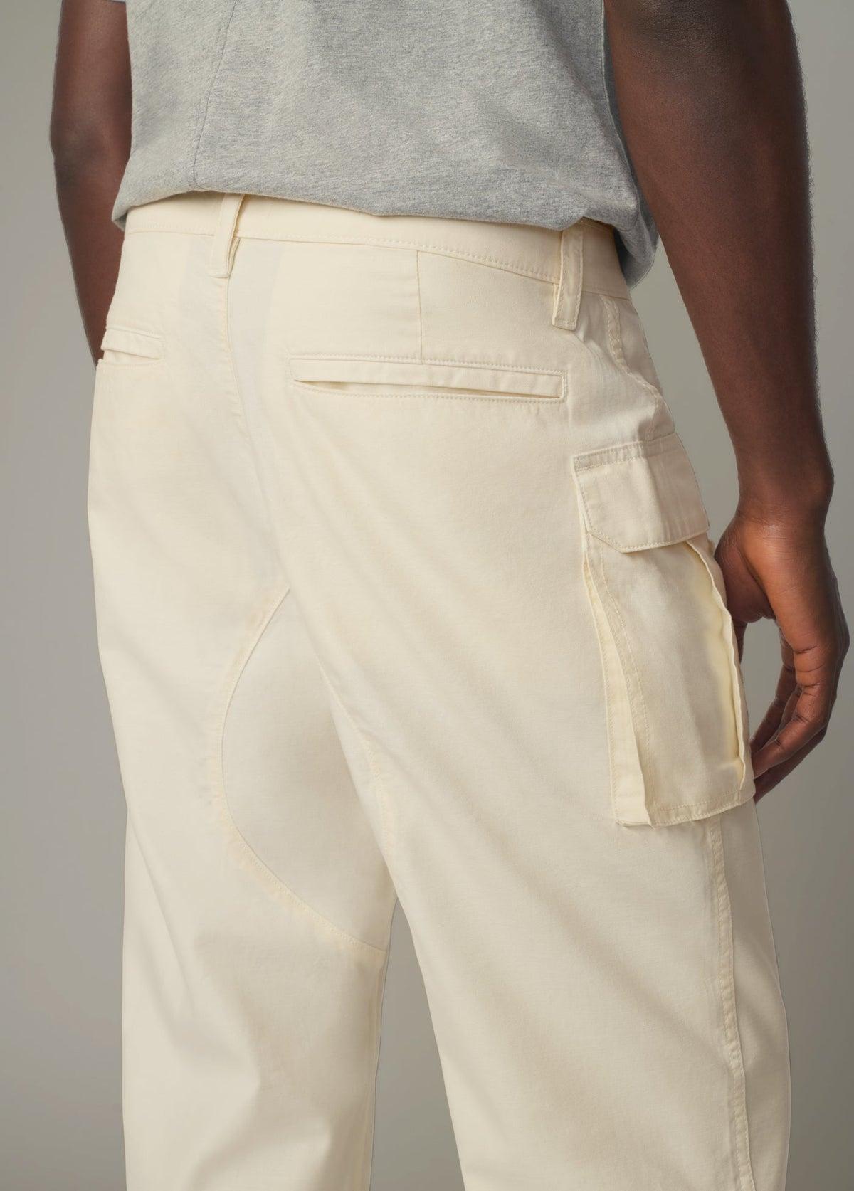 Joe's Jeans Men FATIGUE CARGO PANTS Egret
