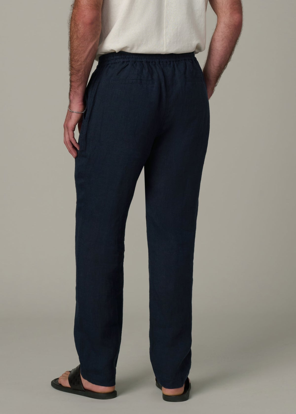Joe's Jeans Men LINEN PANT Baritone Blue