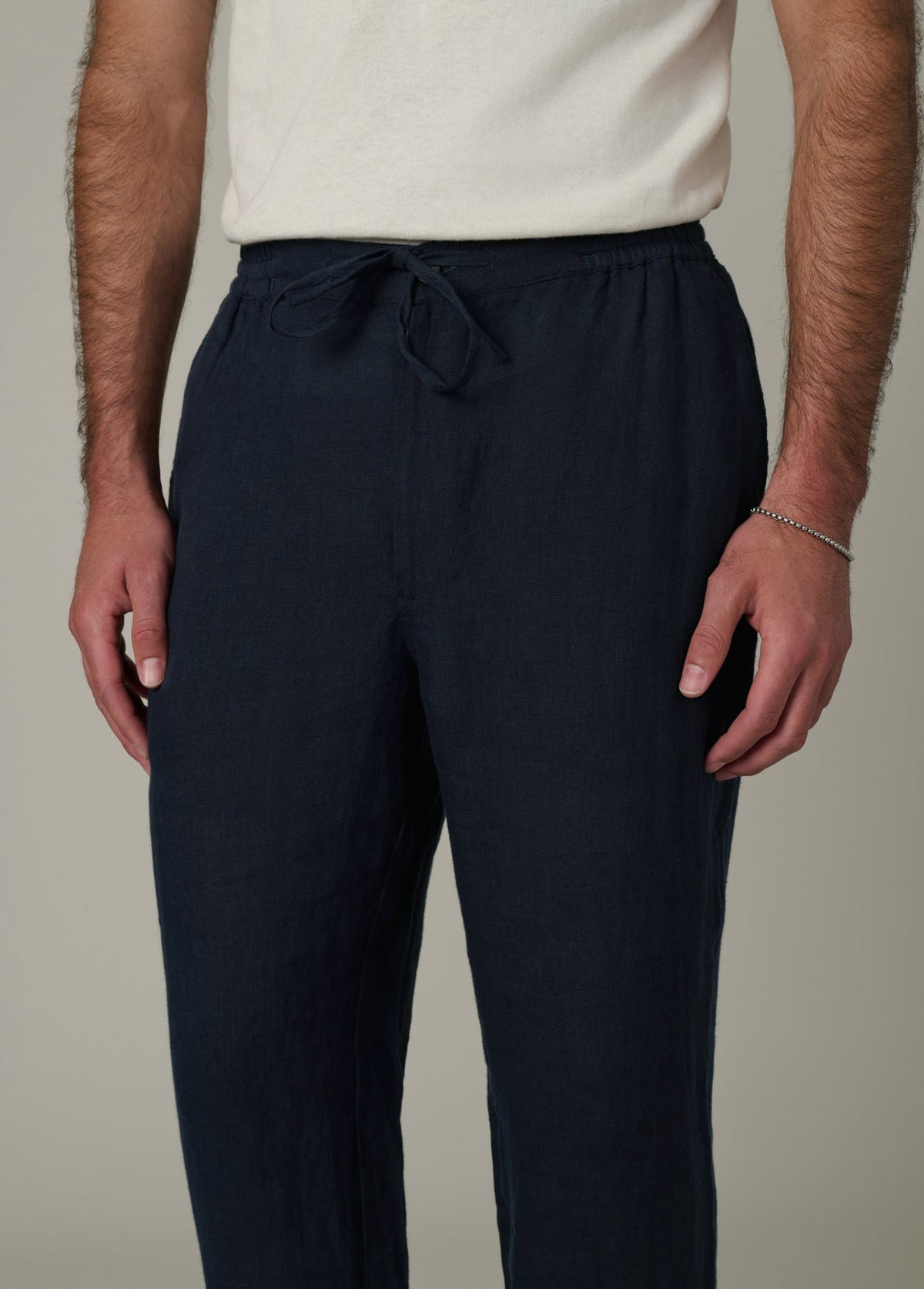 Joe's Jeans Men LINEN PANT Baritone Blue
