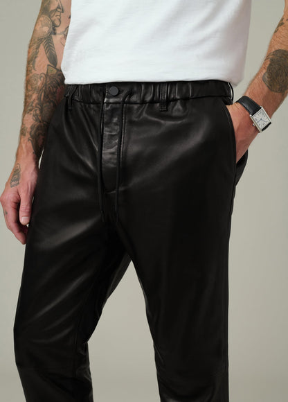 Joe's Jeans Men|Sale THE LAIRD LEATHER TROUSER Black