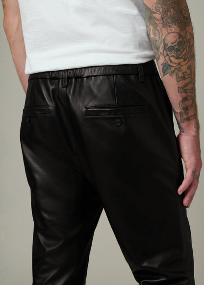 Joe's Jeans Men|Sale THE LAIRD LEATHER TROUSER Black