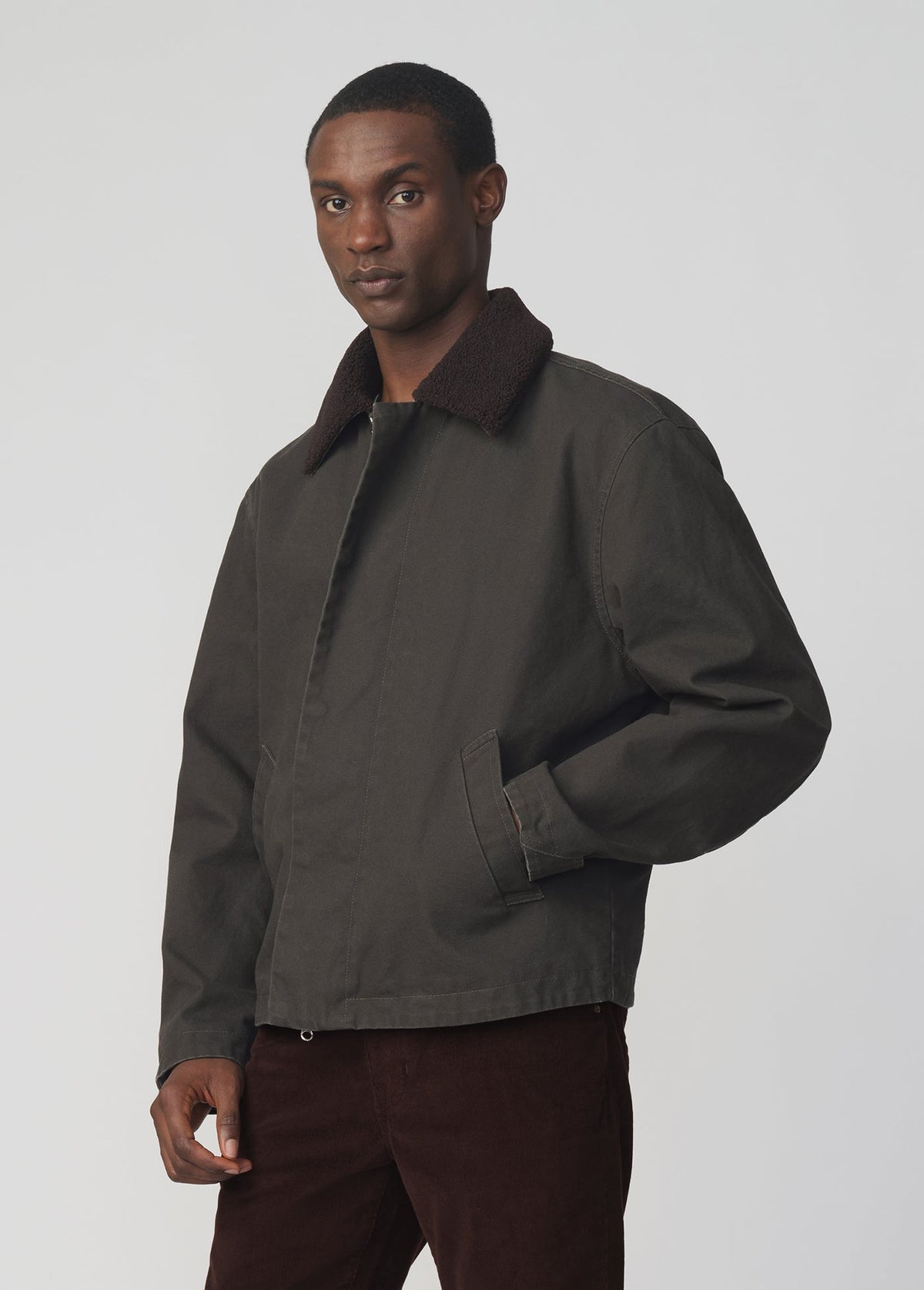 Joe's Jeans Men CANVAS JACKET Tea Leaf