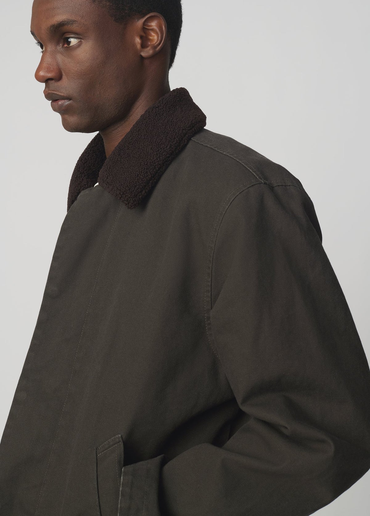 Joe's Jeans Men CANVAS JACKET Tea Leaf