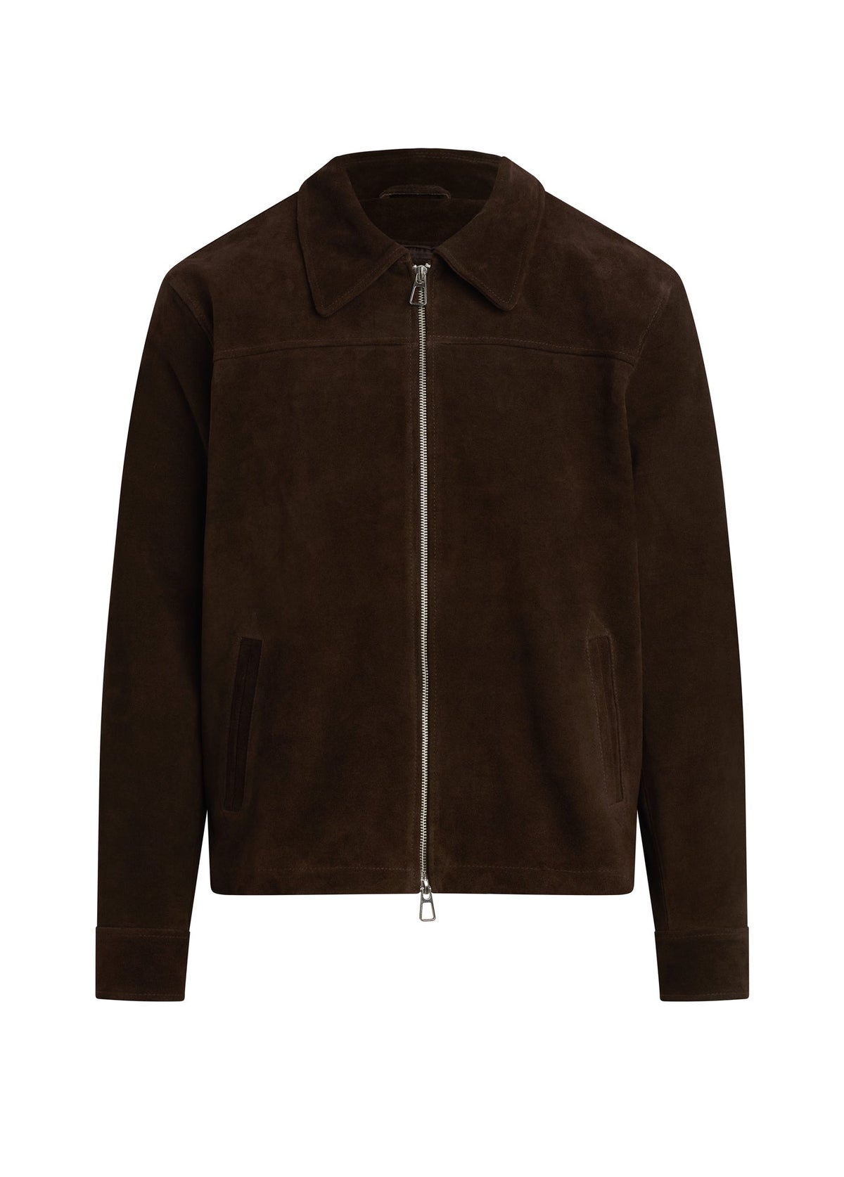 Joe's Jeans Men SUEDE DRESS ZIP JACKET Wren