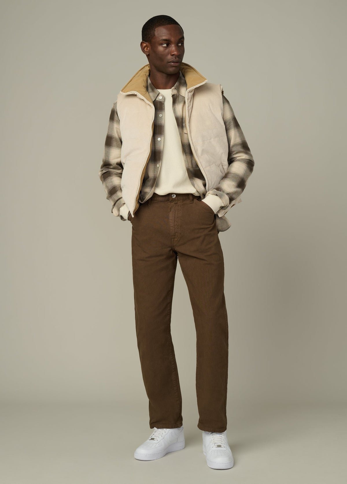 Joe's Jeans Men|Sale REVERSIBLE CORDUROY PUFFER Winter Sand