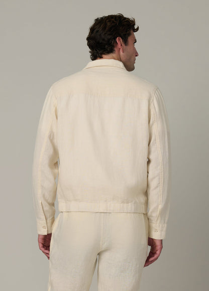 Joe's Jeans Men|Sale LINEN ZIP JACKET Summer Sand