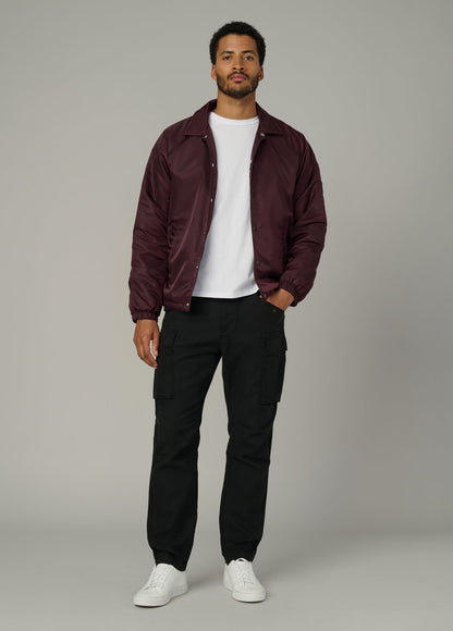 Joe's Jeans Men|Sale THE SATINE COACH JACKET Wine
