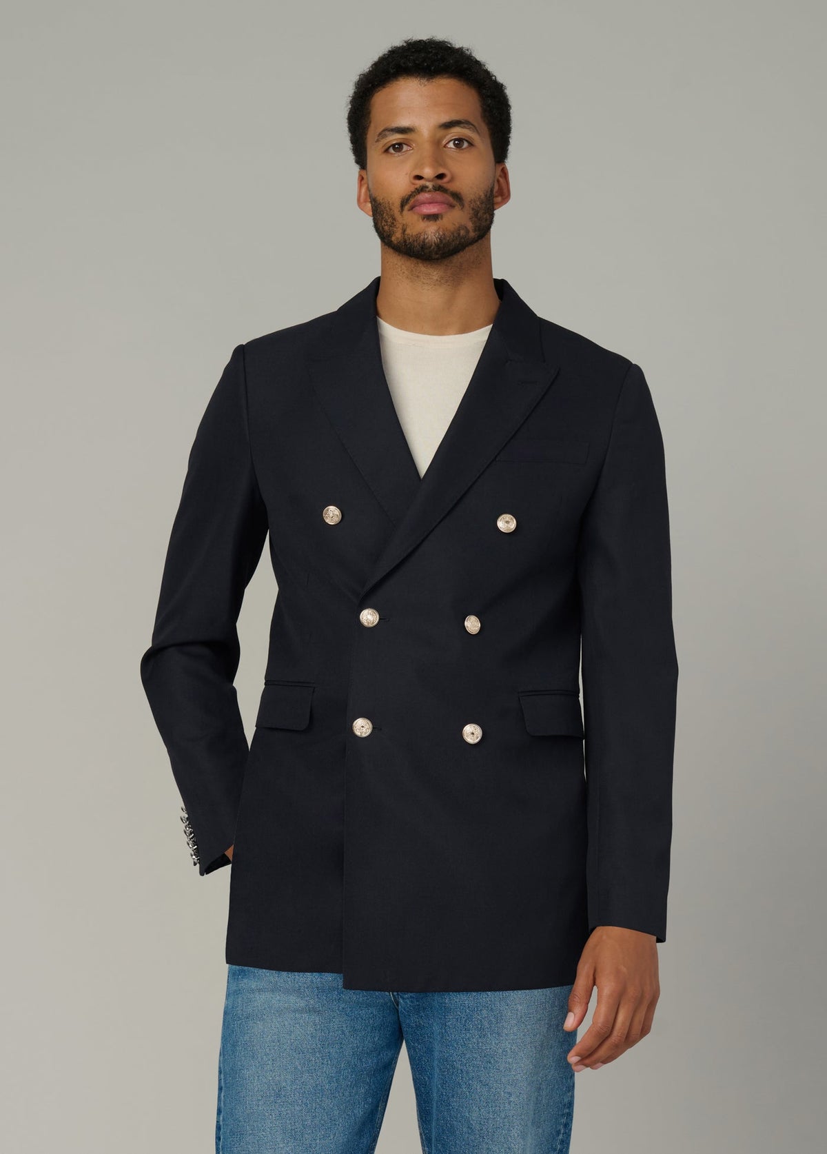 Joe's Jeans Men|Sale DOUBLE BREASTED BLAZER True Navy