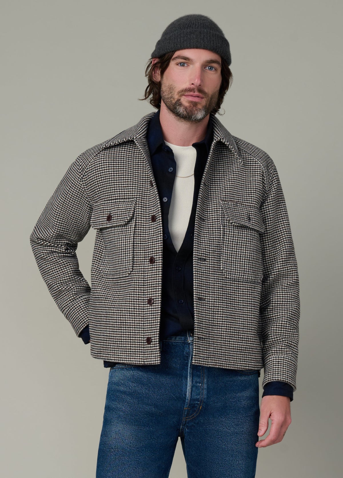 Joe's Jeans Men|Sale AIRBORNE HOUNDSTOOTH JACKET Houndstooth