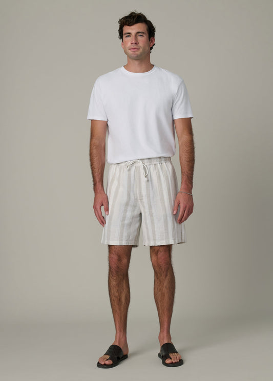 Joe's Jeans Men CABANA DOBBY STRIPE SHORT Grey Stripe