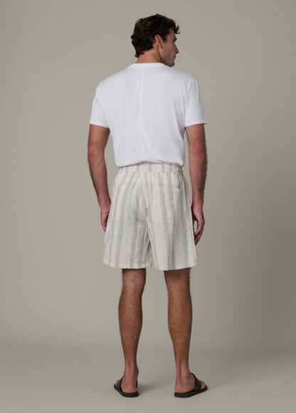 Joe's Jeans Men CABANA DOBBY STRIPE SHORT Grey Stripe