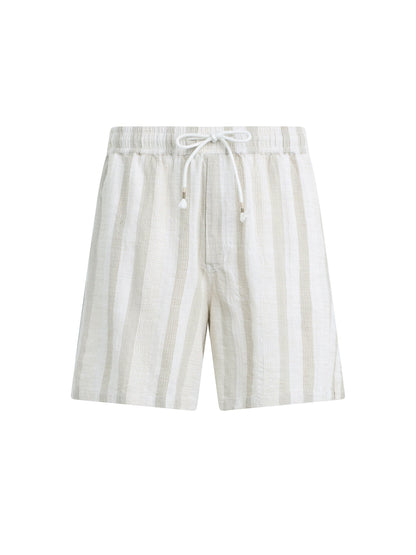 Joe's Jeans Men CABANA DOBBY STRIPE SHORT Grey Stripe