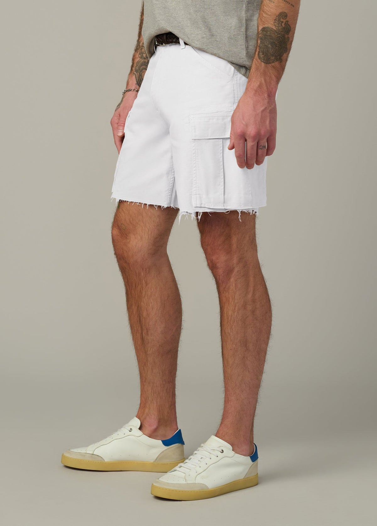 Joe's Jeans Men MCARTHUR CARGO SHORTS White