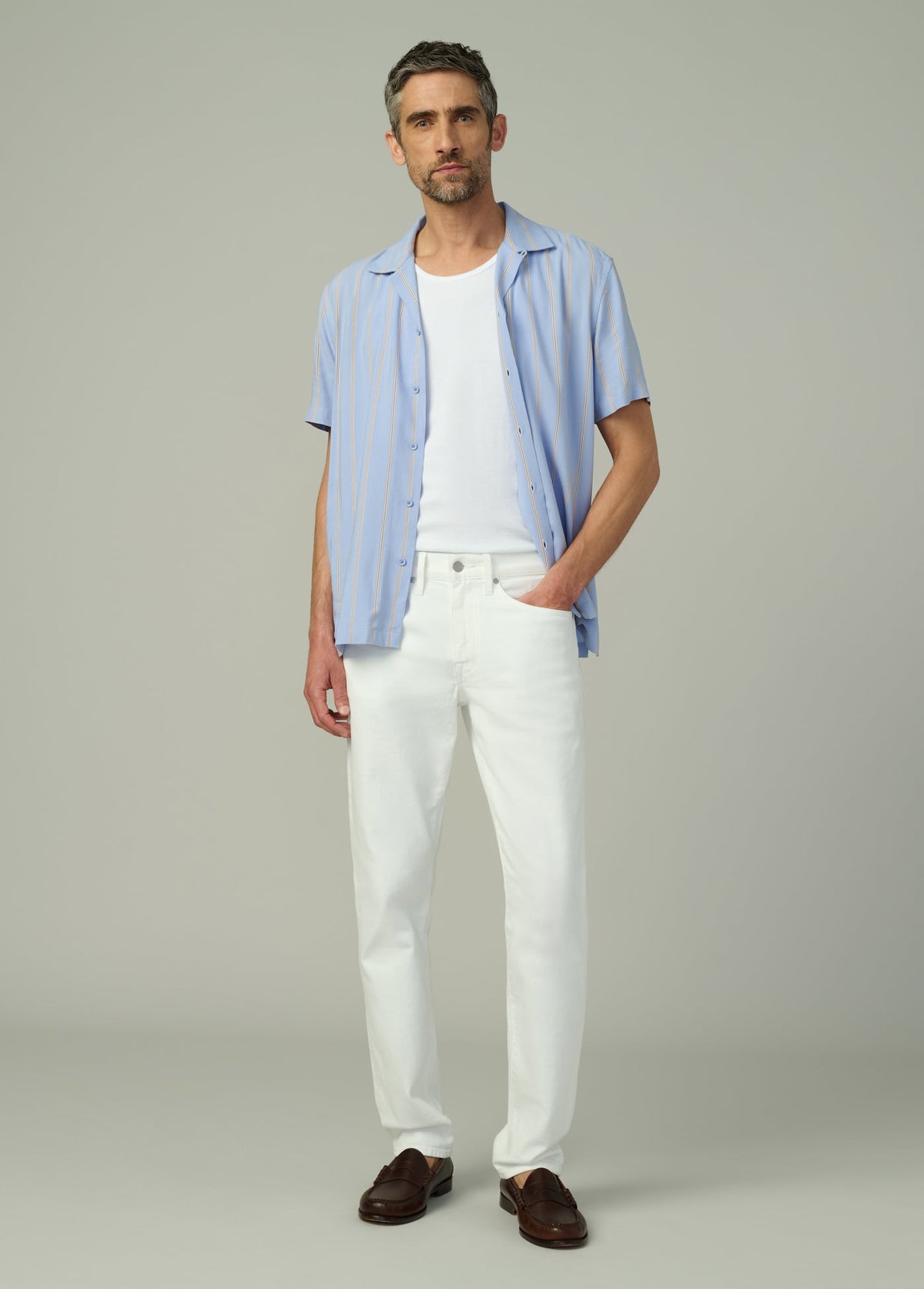 Joe's Jeans Men THE BRIXTON Clean White
