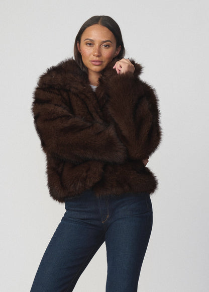 Joe's Jeans Women THE COZY COAT Espresso