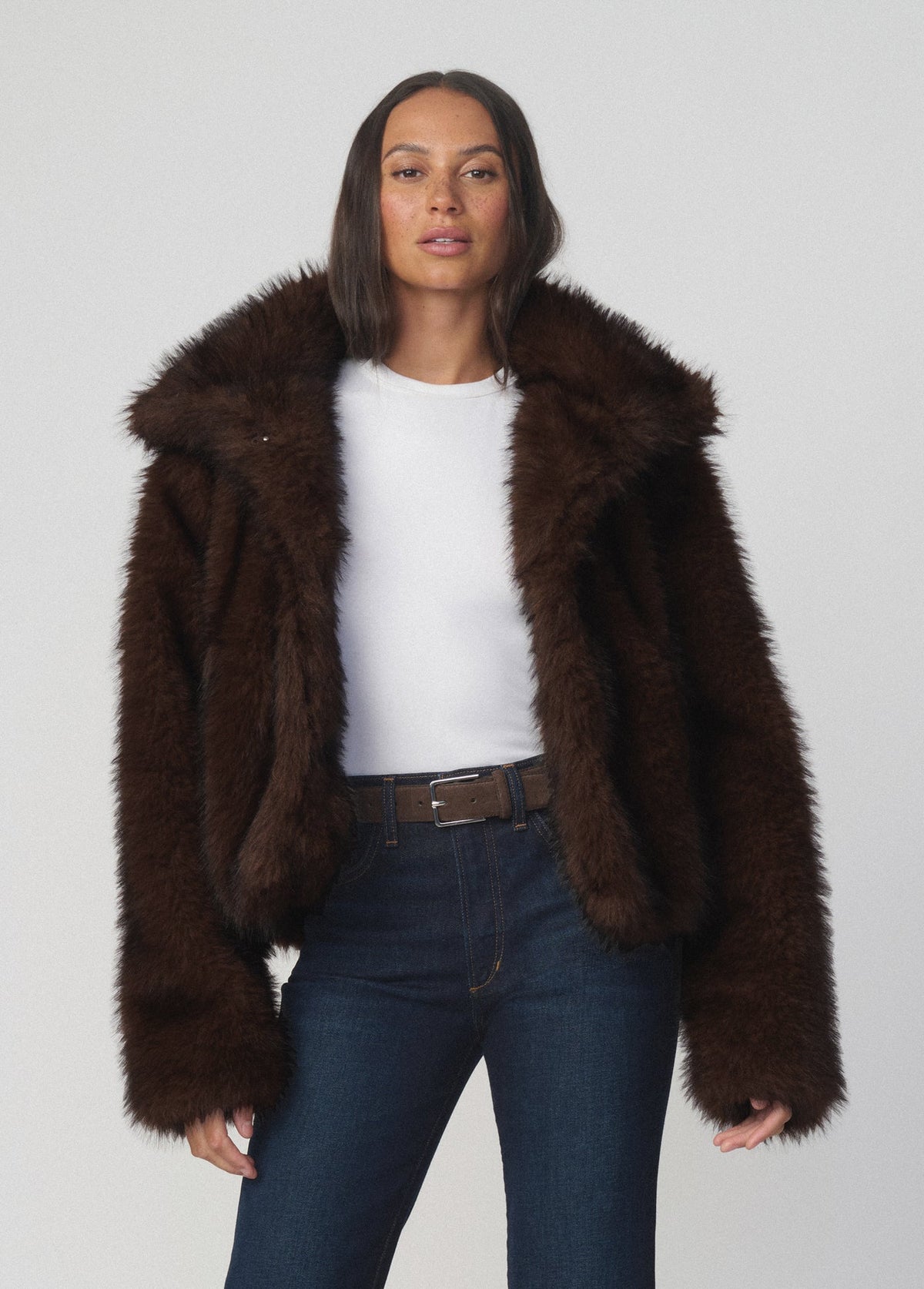 Joe's Jeans Women THE COZY COAT Espresso