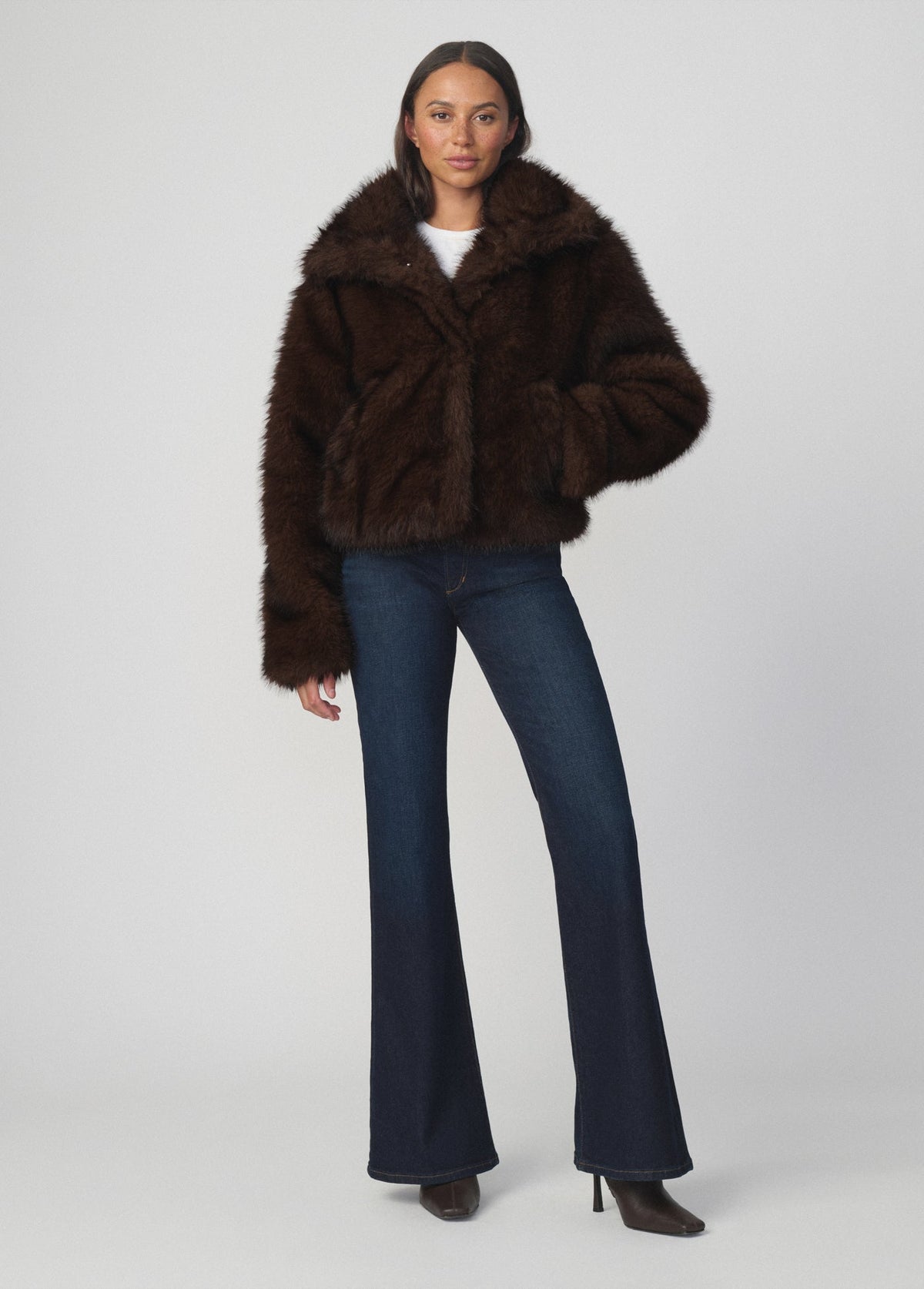 Joe's Jeans Women THE COZY COAT Espresso