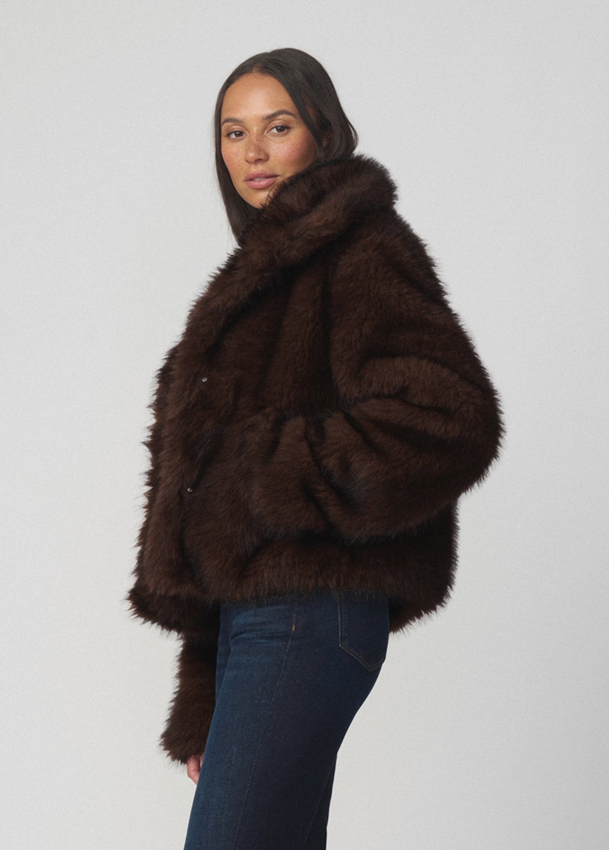 Joe's Jeans Women THE COZY COAT Espresso
