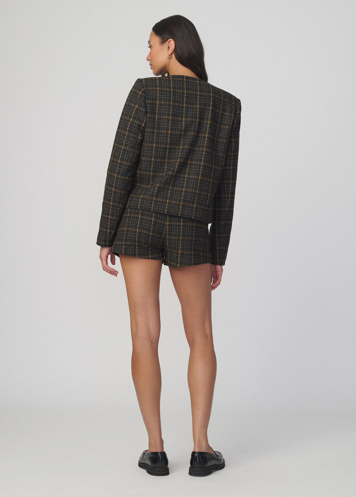 Joe's Jeans Women THE SCOTTIE JACKET Moss Multi Plaid
